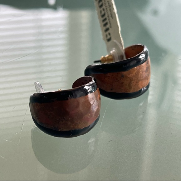 Chico's Jewelry - Chico’s handcrafted hammered design pierced earrings